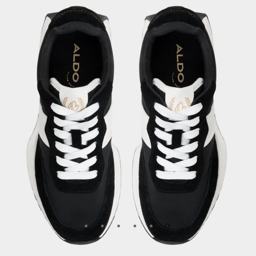 ALDO Women's Black and White Sneakers